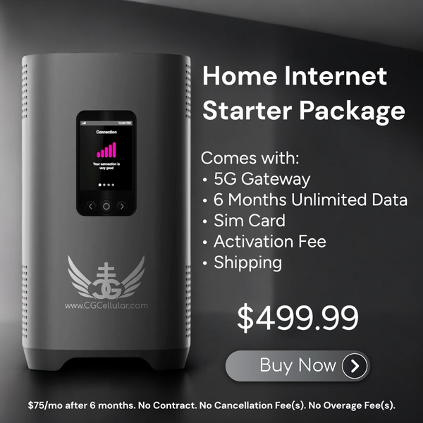 Home Internet Package 6 Month Bundle - CG Cellular