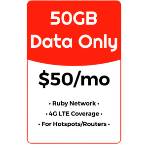 50GB Data Only - Ruby Network